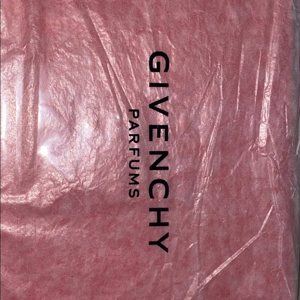 Givenchy Authentic Red Patent Zipper Pouch Clutch - Picture 3 of 4